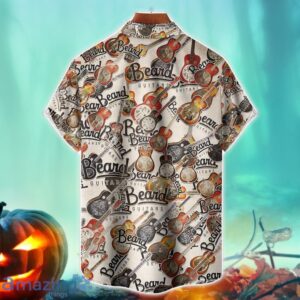 Beard Back To Time Guitars Logo Halloween Hawaiian Shirt For Fans Product Photo 2