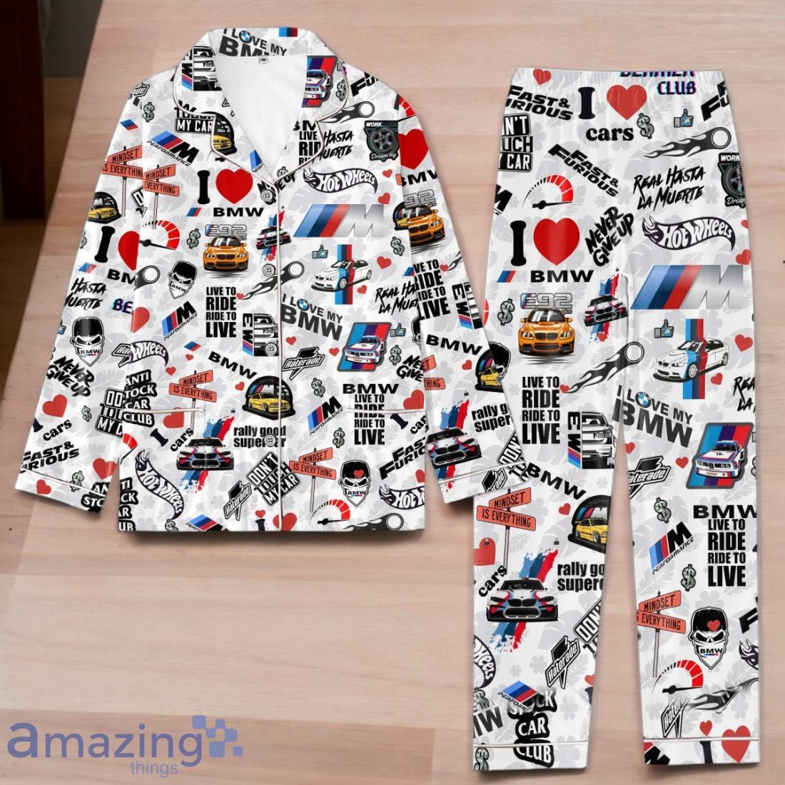 BMW M Car Set Pijamas For Men Women Best Gift For Fans image BMW M Car Set Pijamas For Men Women Best Gift For Fans Product Photo 1