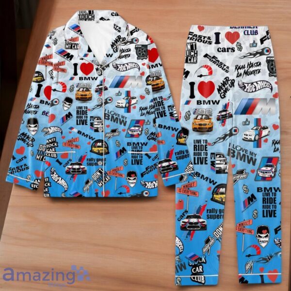BMW M Car Set Pijamas For Men Women Speacial Gift For Fans Product Photo 1