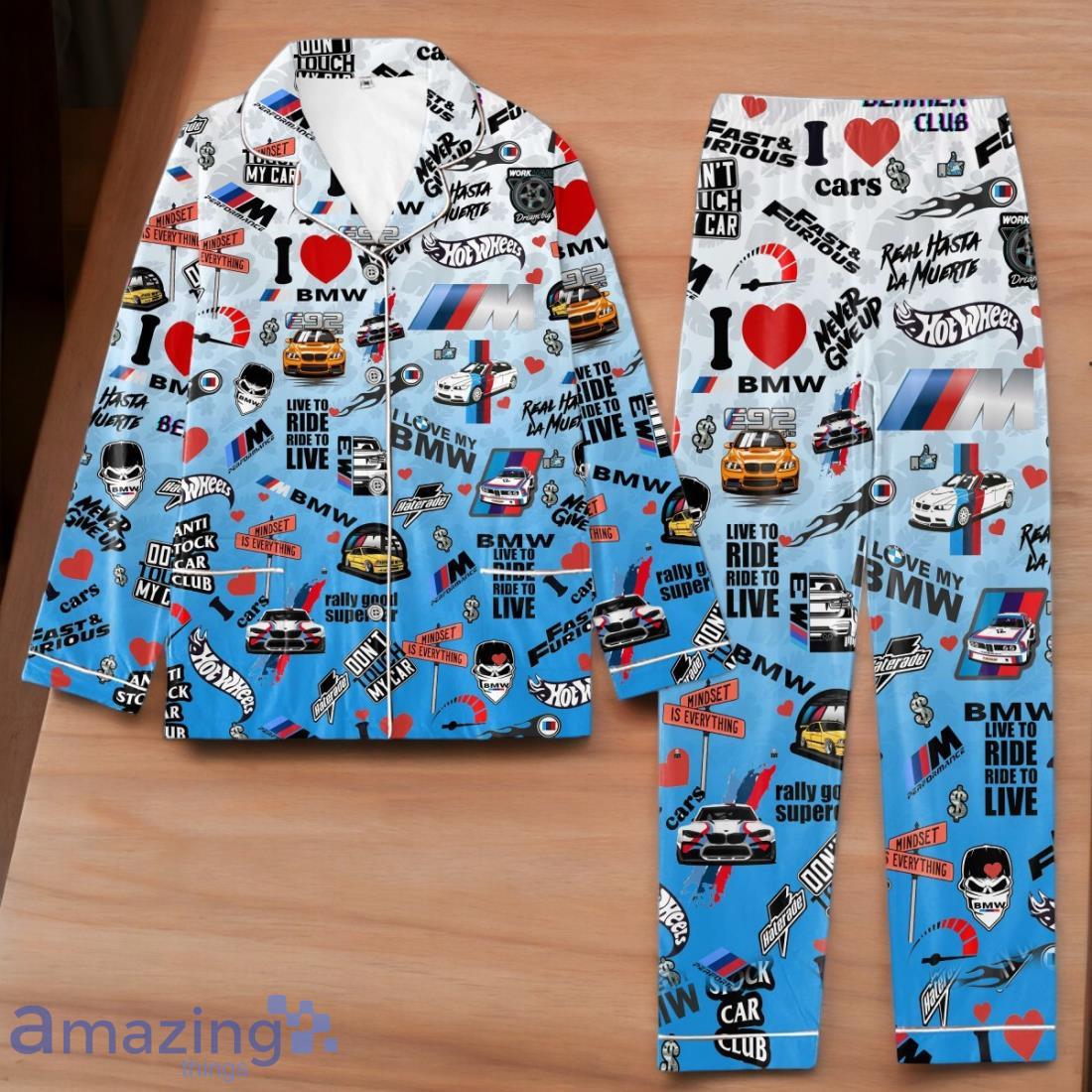BMW M Car Set Pijamas For Men Women Speacial Gift For Fans image BMW M Car Set Pijamas For Men Women Speacial Gift For Fans Product Photo 1