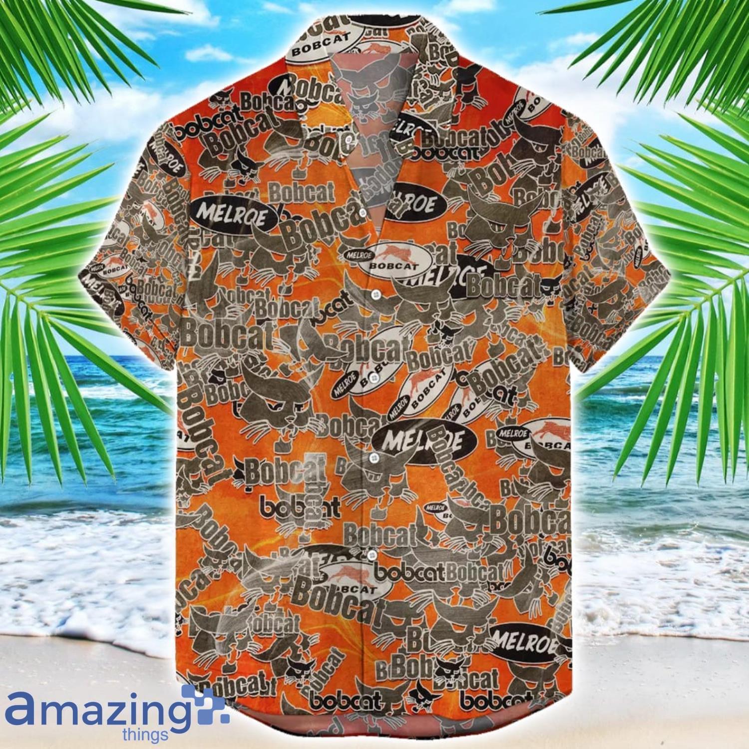 Bobcat Hawaii All Printed Tractor Logo Hawaiian Shirt For Men And Women image Bobcat Hawaii All Printed Tractor Logo Hawaiian Shirt For Men And Women Product Photo 1