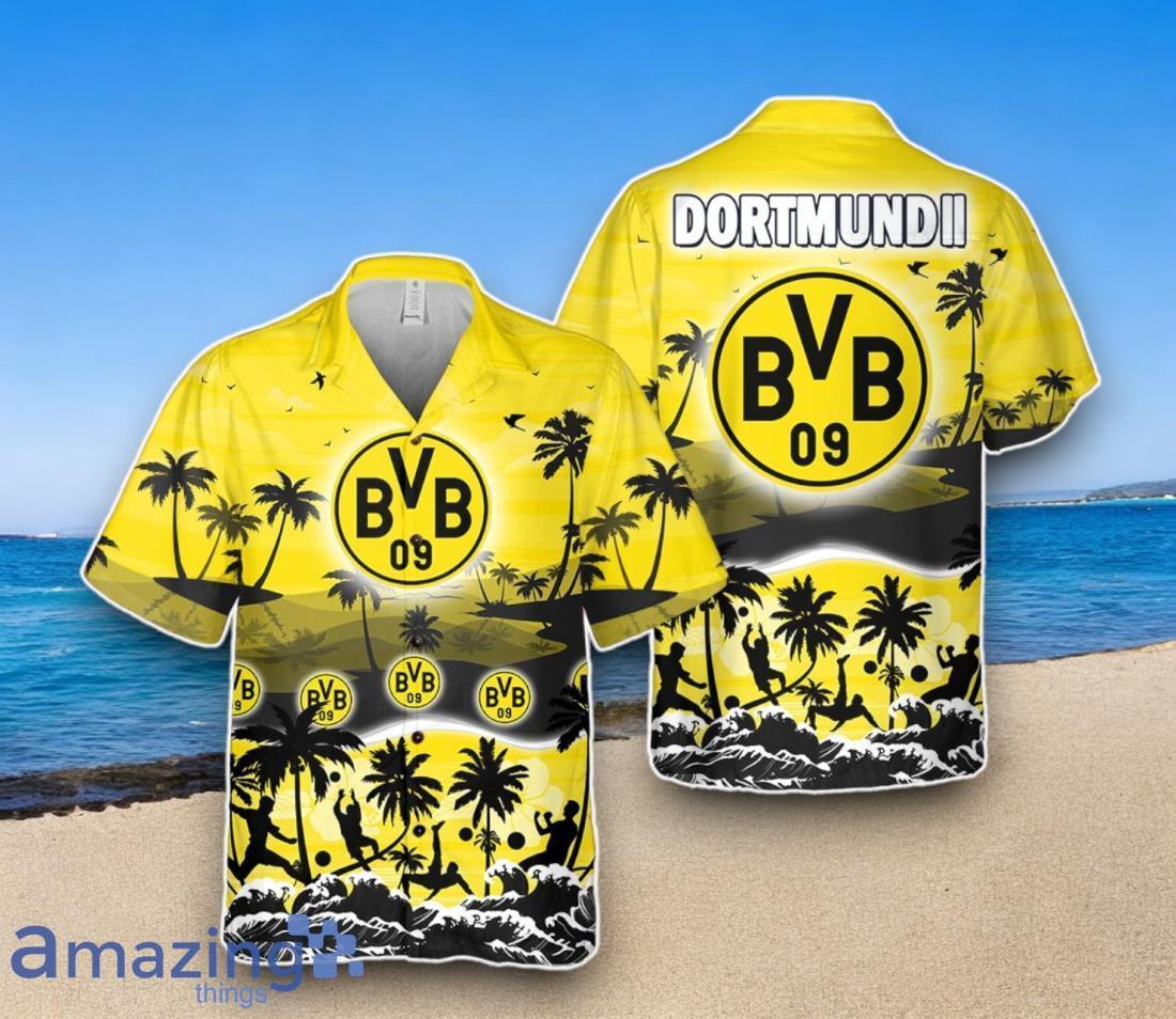 Borussia Dortmund II Hawaiian Shirt Trending 3D Summer Beach For Men Women image Borussia Dortmund II Hawaiian Shirt Trending 3D Summer Beach For Men Women Product Photo 1