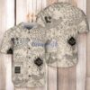 Bosred Marauder’s Map Baseball Jersey Shirt White