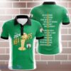 Boston Celtics Champions 3D Polo Shirt