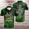 Boston Celtics Final Champions 3D Polo Shirt