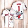 Boston Red Sox Bugs Bunny Baseball Jersey Shirt White
