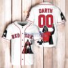 Boston Red Sox x Darth Vader Star Wars with Trophy Baseball Jersey Shirt White