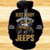 Boy Who Loves Jeep Hoodie 3D All Over Print