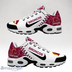 Brisbane Broncos NRL Air Cushion Sport Shoes Custom Name For Men Women Product Photo 2