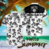 Brooklyn Nets White Hawaiian Shirt All Printed Logo Team Shirt
