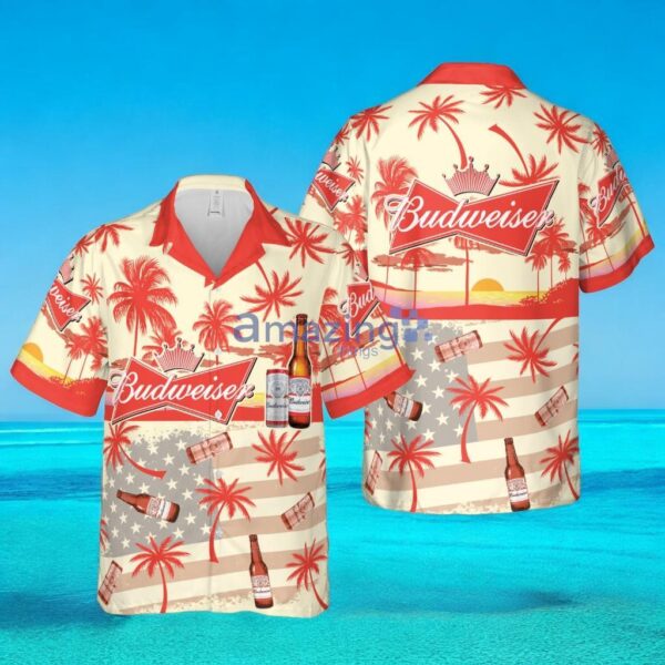 Budweiser Summer Hawaiian Shirt Product Photo 1