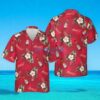 Budweiser Summer Hawaiian Shirt Red