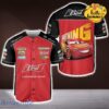 Budweiser Vs Mc Queen Cars Lighting Ft Famous Beer Design Baseball Jersey Shirt