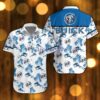 Buick Beach Shirt Logo Printed White Hawaiian Shirt For Men And Women