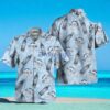 Busch Latte Blue Hawaiian Shirt Busch Latte Bottle Beer For Drinker Summer Hawaiian Shirt