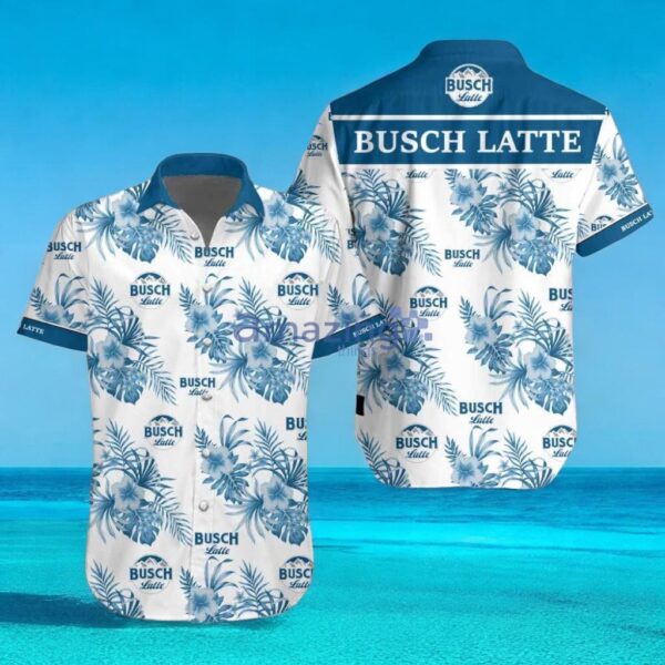 Busch Latte Hawaiian Shirt Gift For Beach Lover, Beer Aloha Shirt For Men Women, Summer Holiday Gift Idea, Birthday Gift Product Photo 1