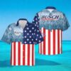Busch Light Beer American 4th Of July Pride Apparel Summer Hawaiian Shirt