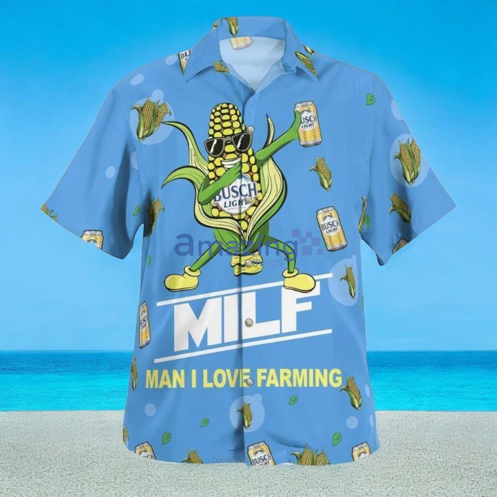 Busch Light Hawaiian Shirt Funny MILF Man I Love Farming Corn Aloha Shirt For Men Women, Summer Holiday Gift Idea, Busch Light Beer Aloha Shirt image Busch Light Hawaiian Shirt Funny MILF Man I Love Farming Corn Aloha Shirt For Men Women, Summer Holiday Gift Idea, Busch Light Beer Aloha Shirt Product Photo 1