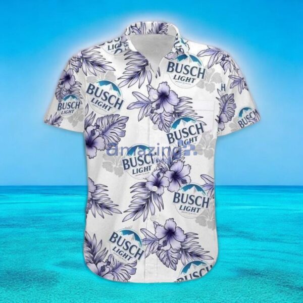 Busch Light Hawaiian Shirt Hibiscus Flowers For Busch Fan, Beer Aloha Shirt For Men Women, Summer Holiday Gift Idea Product Photo 1
