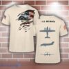 C-12 Huron C12 Aircraft 3D T-Shirt For Men And Women