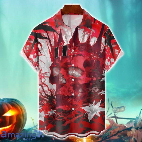 Case IH Royal Skull Halloween Hawaiian Shirt For Fans Product Photo 1