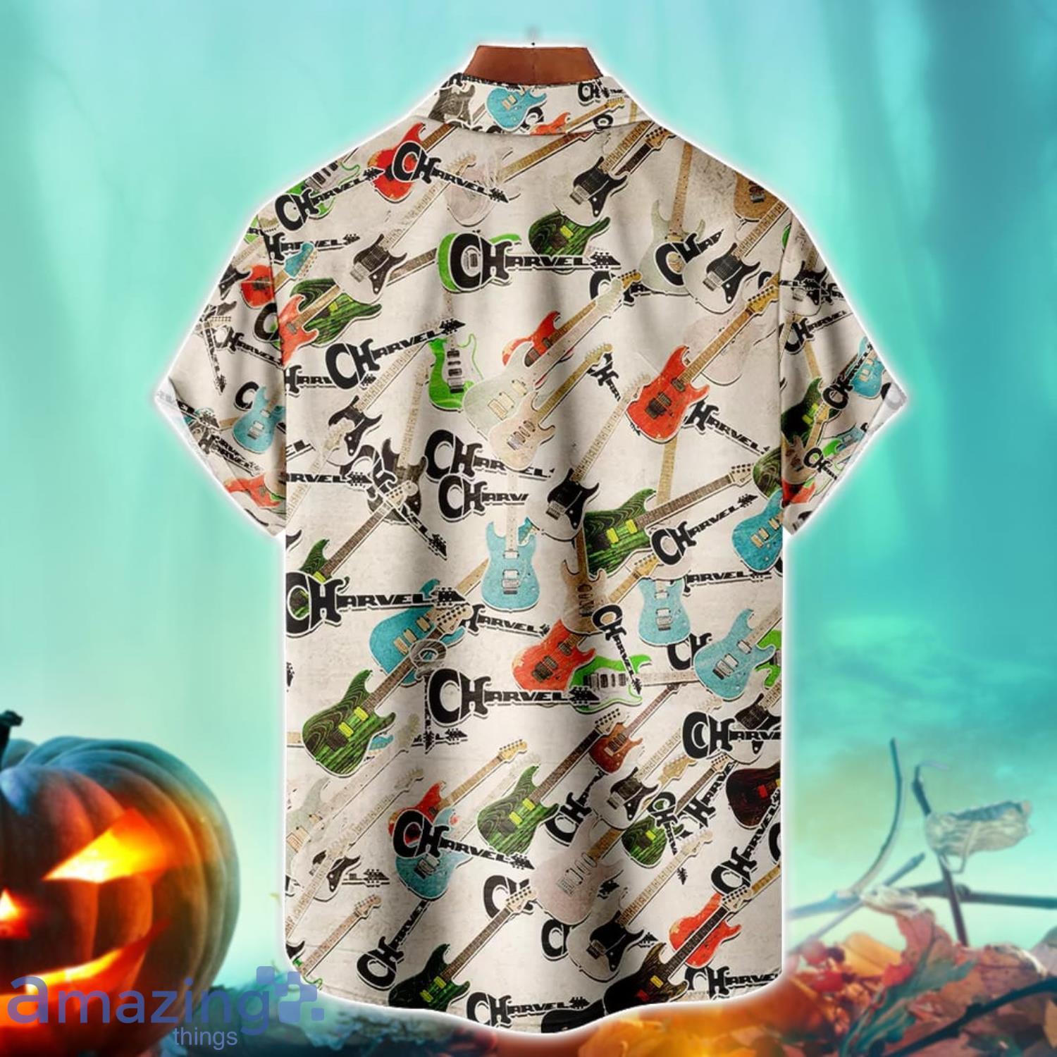 Charvel Guitars Logo Hawaiian Shirt For Men And Women image Charvel Guitars Logo Hawaiian Shirt For Men And Women Product Photo 2