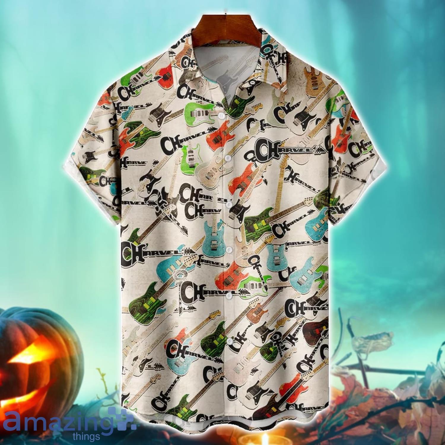 Charvel Guitars Logo Hawaiian Shirt For Men And Women image Charvel Guitars Logo Hawaiian Shirt For Men And Women Product Photo 1