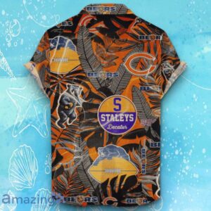Chicago Bears Hawaiian Shirt Retro Logo Revolutions 2024 For Fans Product Photo 2