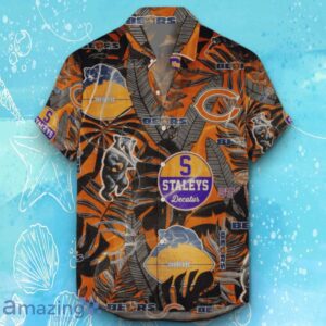 Chicago Bears Hawaiian Shirt Retro Logo Revolutions 2024 For Fans Product Photo 1