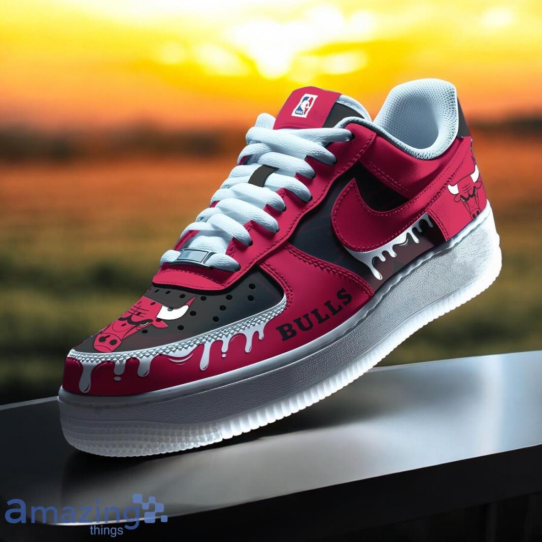Chicago Bulls Air Force Shoes For Fans image Chicago Bulls Air Force Shoes For Fans Product Photo 1