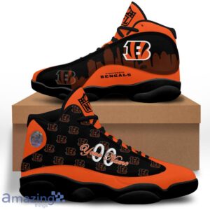 Cincinnati Bengals Air Jordan 13 Shoes Trending For Men Women Custom Number & Name Product Photo 4