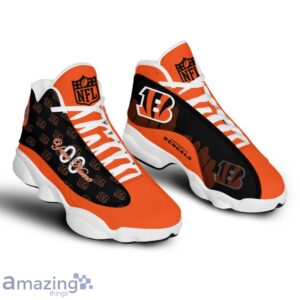 Cincinnati Bengals Air Jordan 13 Shoes Trending For Men Women Custom Number & Name Product Photo 1