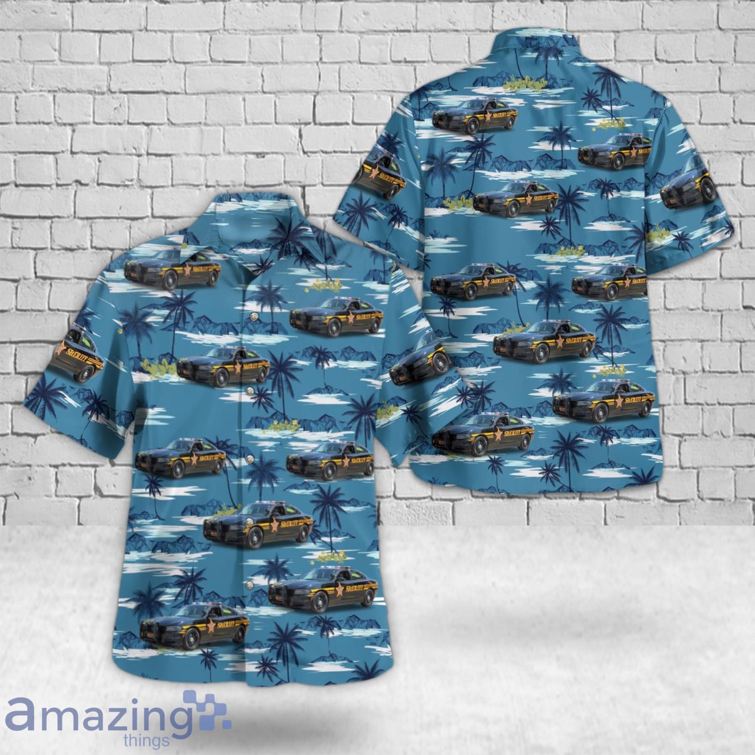 Clark County, Ohio, Clark County Sheriff Vehicles Hawaiian Shirt Gift For Summer image Clark County, Ohio, Clark County Sheriff Vehicles Hawaiian Shirt Gift For Summer Product Photo 1