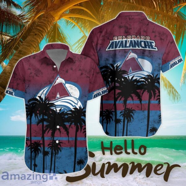 Colorado Avalanche Hawaii Shirt Logo Team Printing 3D Hawaiian Shirt All Printed Product Photo 1