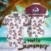 Colorado Avalanche Tropical 3D Hawaiian Shirt All Printed Logo Team Shirt