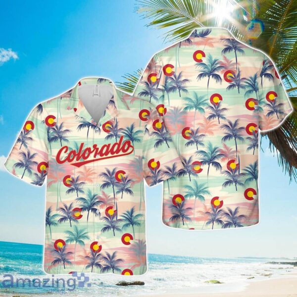 Colorado Centennial State Hawaiian Shirt Summer Vacation Gift Product Photo 1