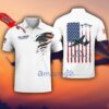 Consolidated TBY Sea Wolf 3D Aircraft Flag White Polo Shirt For Men And Women Custom Name