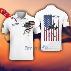 Consolidated TBY Sea Wolf 3D Aircraft Flag White Polo Shirt For Men And Women Custom Name Product Photo 1