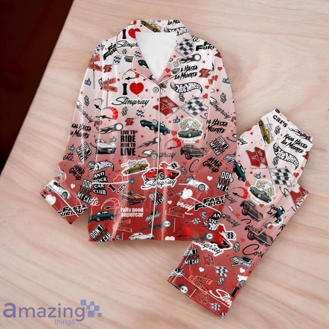 Corvette C3 Set Pijamas For Men Women Best Gift For Fans image Corvette C3 Set Pijamas For Men Women Best Gift For Fans Product Photo 2