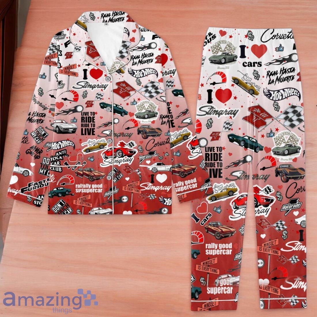 Corvette C3 Set Pijamas For Men Women Best Gift For Fans image Corvette C3 Set Pijamas For Men Women Best Gift For Fans Product Photo 1