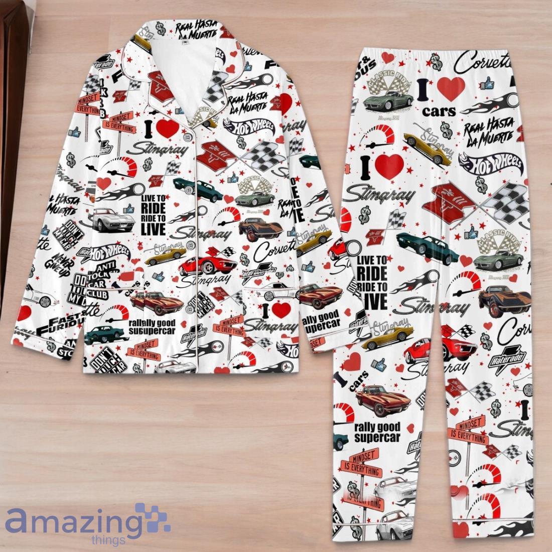 Corvette C3 Set Pijamas For Men Women Speacial Gift For Fans image Corvette C3 Set Pijamas For Men Women Speacial Gift For Fans Product Photo 1
