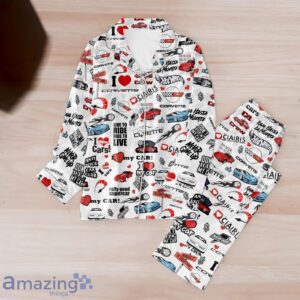 Corvette C4 Set Pijamas For Men Women Speacial Gift For Fans Product Photo 2