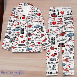Corvette C4 Set Pijamas For Men Women Speacial Gift For Fans Product Photo 1