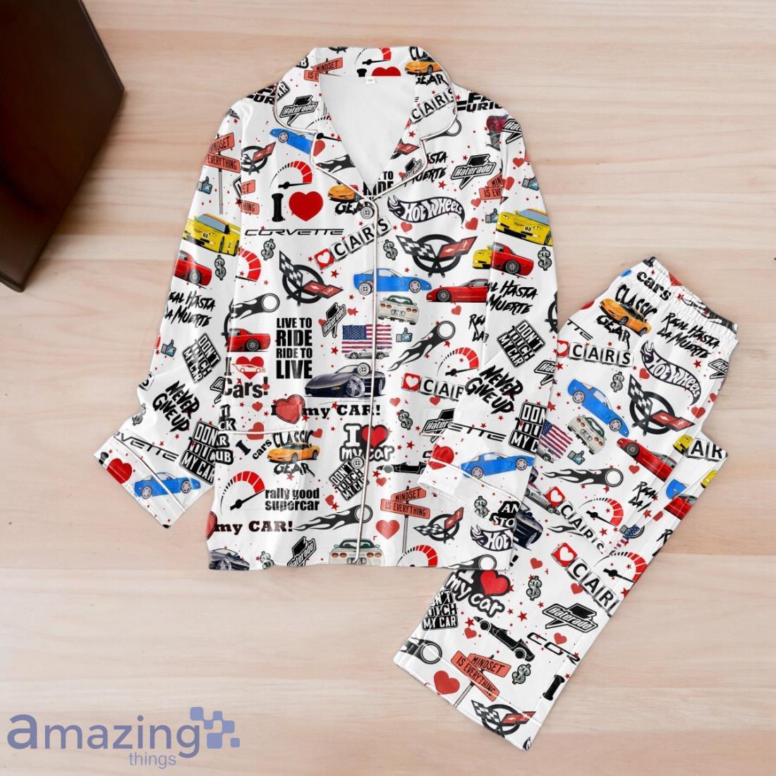 Corvette C5 Set Pijamas For Men Women Speacial Gift For Fans image Corvette C5 Set Pijamas For Men Women Speacial Gift For Fans Product Photo 2