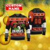 Custom MLB Baltimore Orioles Ugly Christmas Sweater Grinch Drink Up Gift For Men And Women