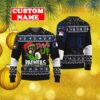 Custom MLB Milwaukee Brewers Ugly Christmas Sweater Grinch Drink Up Gift For Men And Women