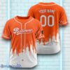 Custom Name Baltimore Orioles Orange White Pattern Baseball Jersey For Sport Fans