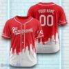 Custom Name Cincinnati Reds Red White Pattern Baseball Jersey For Sport Fans