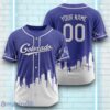 Custom Name Colorado Rockies Blue White Pattern Baseball Jersey For Sport Fans