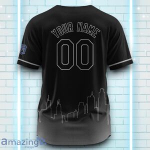 Custom Name Detroit Tigers Black Grey Pattern Baseball Jersey For Sport Fans image Custom Name Detroit Tigers Black Grey Pattern Baseball Jersey For Sport Fans Product Photo 3